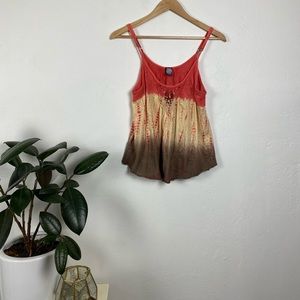 Free People Embellished Flowy Tank